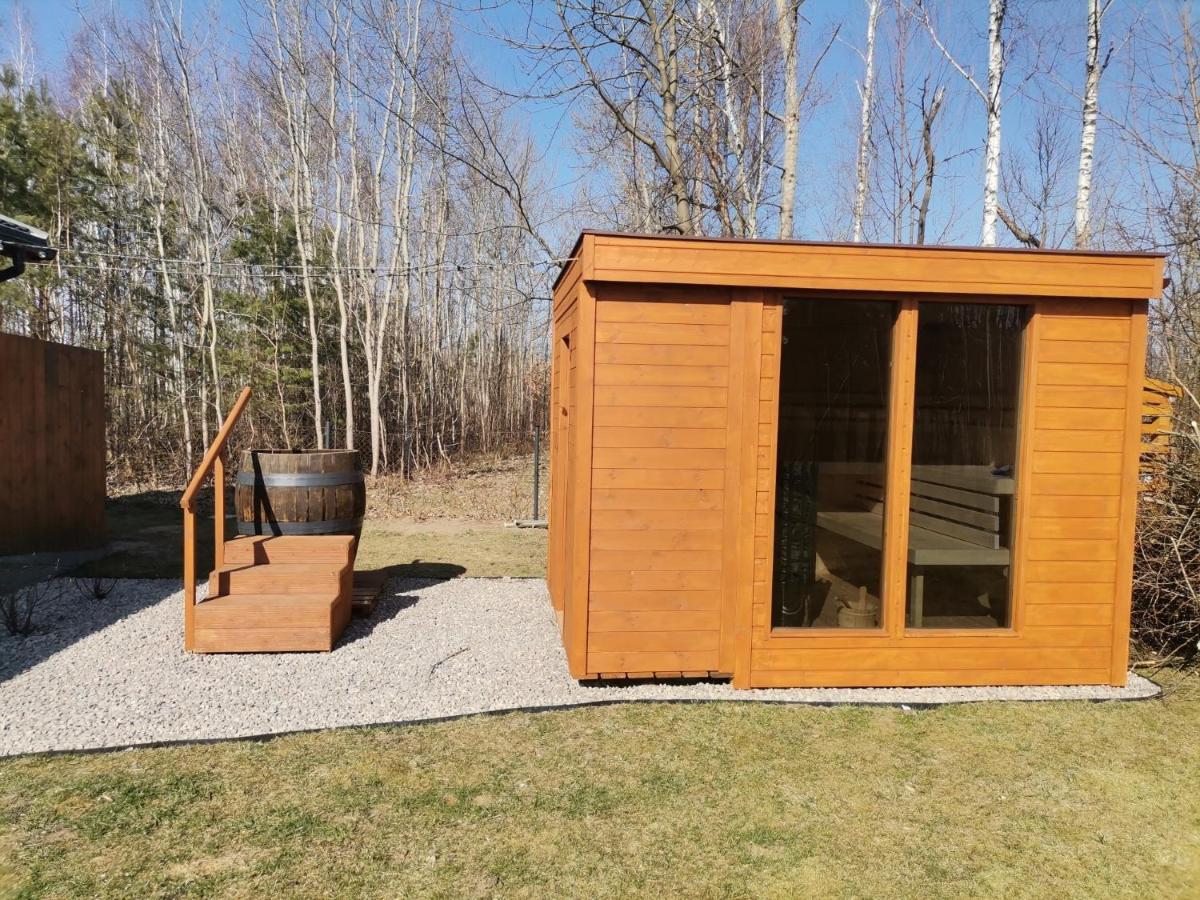 Dziki Zakatek Piskornia Dom Z Sauna Kültér fotó