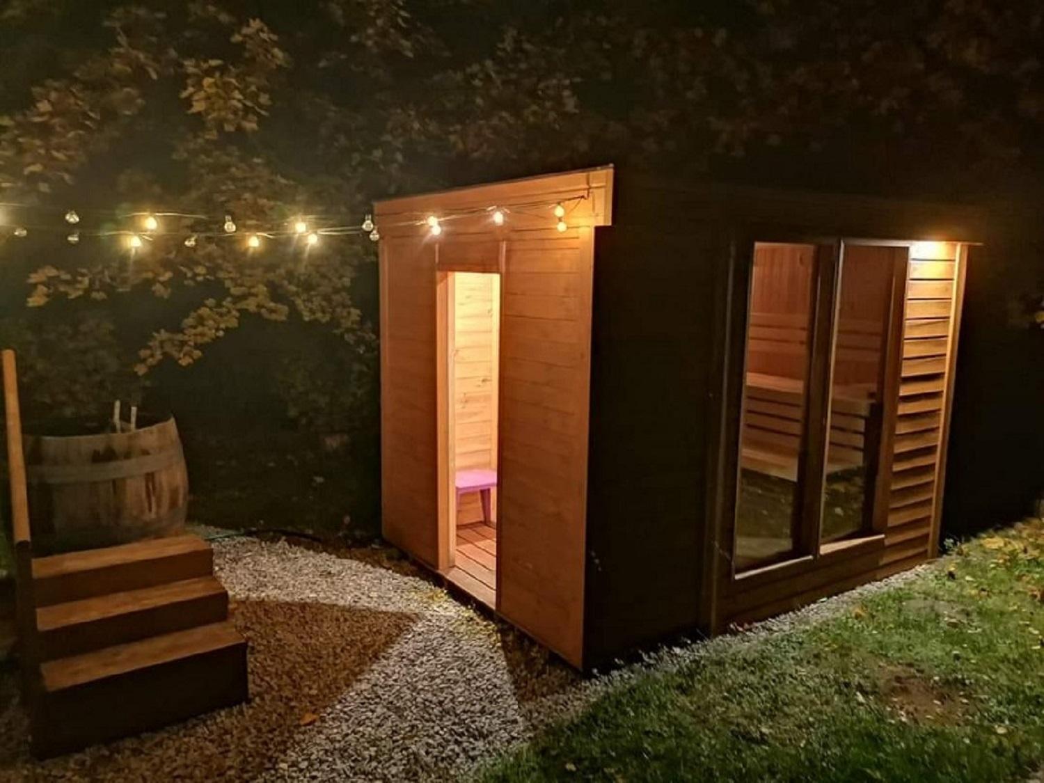 Dziki Zakatek Piskornia Dom Z Sauna Kültér fotó