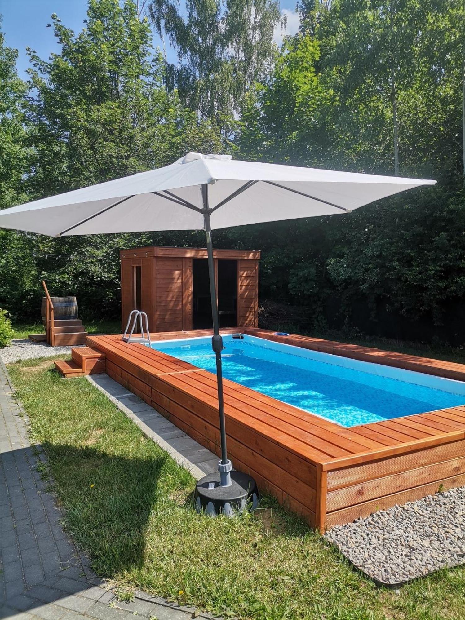 Dziki Zakatek Piskornia Dom Z Sauna Kültér fotó